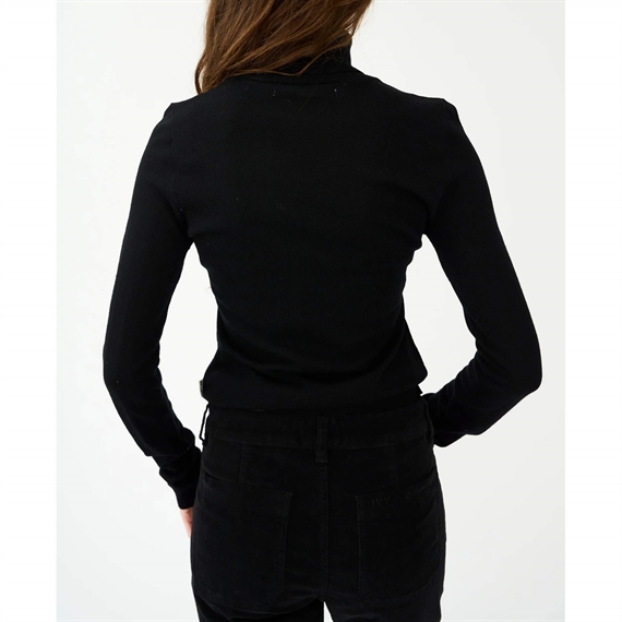 Ivy Copenhagen Essex LS Rollneck Strik, Sort